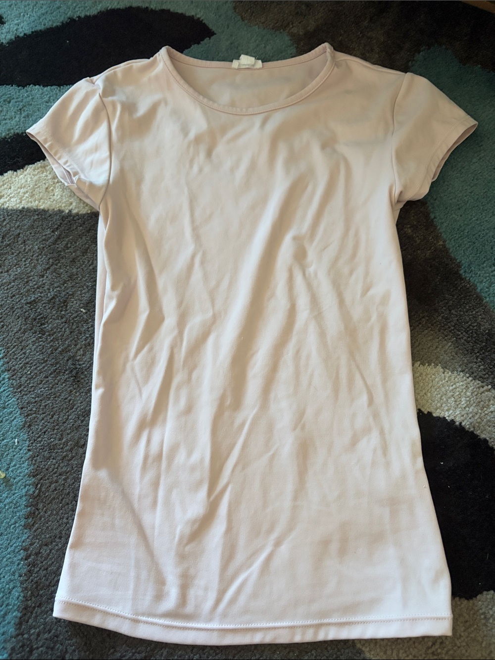 Garage Women's Short Sleeve Crewneck Tee in Light Blush
